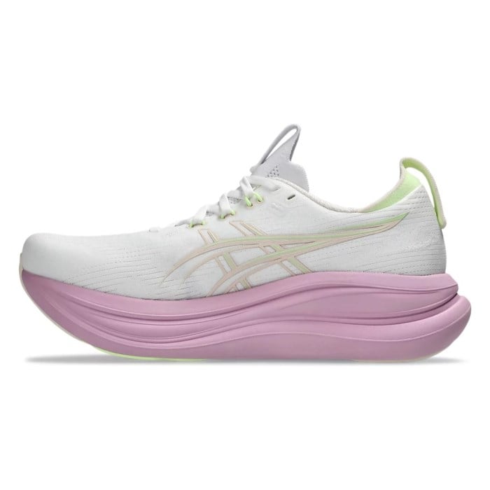 Asics Gel Nimbus 28 - Womens Running Shoes - White/Hazy Lilac - image 2