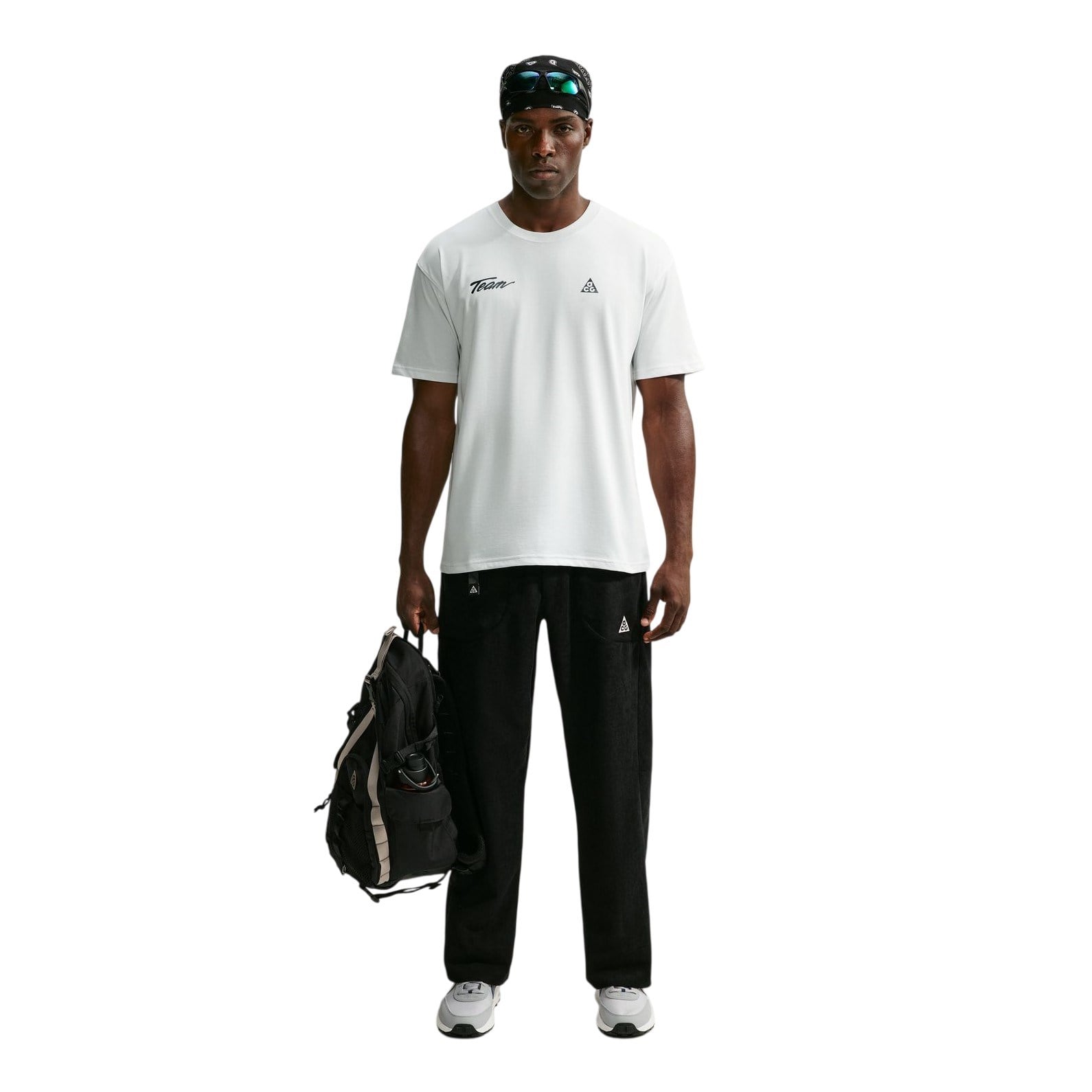 Nike ACG Racing Department Dri-Fit Mens Running T-Shirt - Summit White - image 3