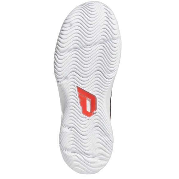 Adidas Dame Certified - Mens Basketball Shoes - Cloud White/Vivid Red/Dash Grey