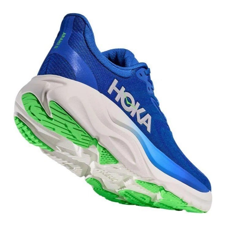 Hoka Arahi 8 - Mens Running Shoes - Cobalt Blue/Neon Green