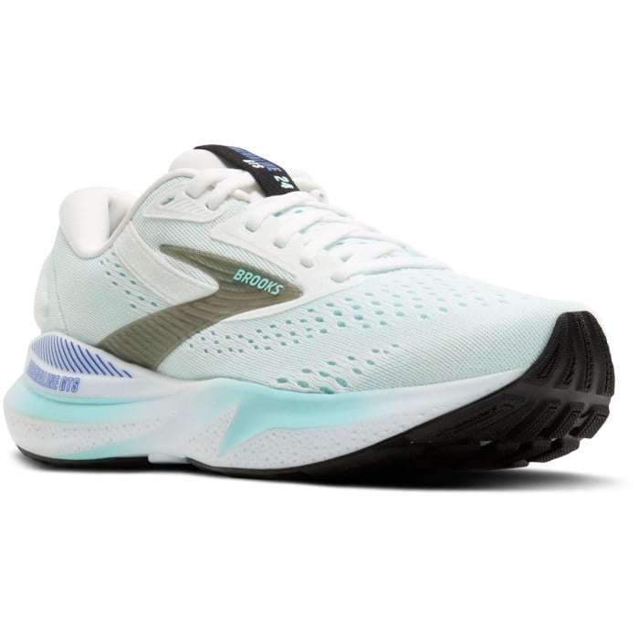 Brooks Adrenaline GTS 24 - Womens Running Shoes - White/Limpet Shell