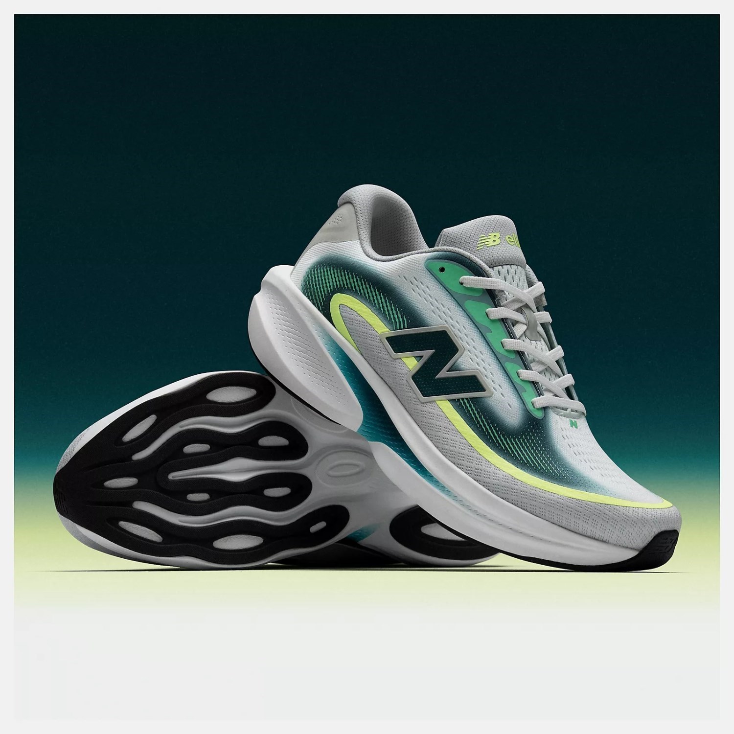 New Balance Ellipse v1 - Mens Running Shoes - Deep End/Glint Blue/Medusa Green