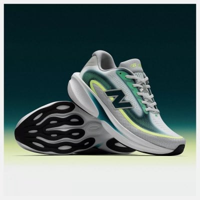 New Balance Ellipse v1 - Mens Running Shoes - Deep End/Glint Blue/Medusa Green