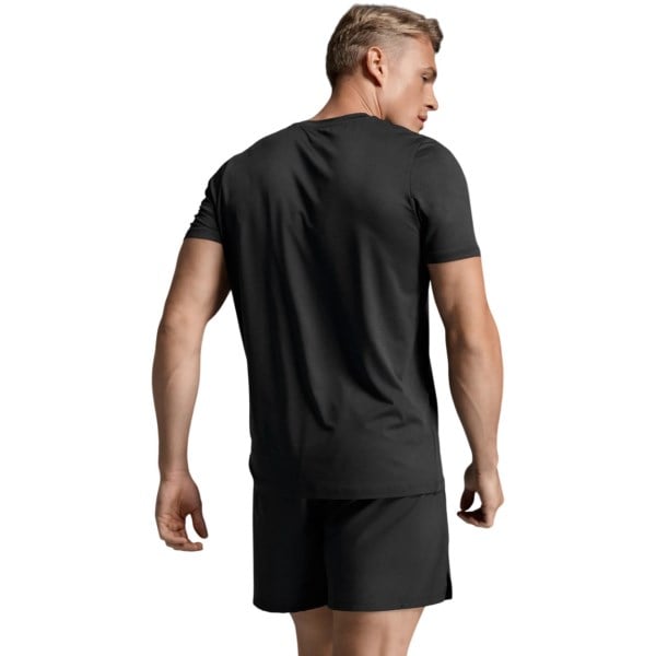 2XU Motion Soft Jersey Mens T-Shirt - Black/Black