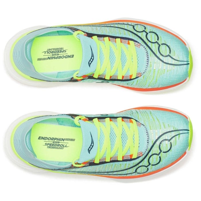 Saucony Endorphin Elite 2 - Unisex Racing Shoes - Splash/Fire