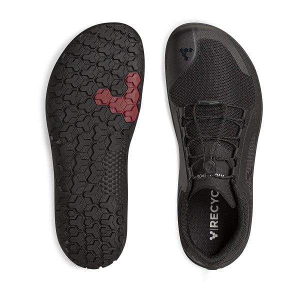 Vivobarefoot Primus Trail 2.0 FG - Mens Trail Running Shoes - Obsidian
