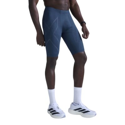2XU Light Speed Mens Compression Shorts With Back Storage - Majol/Majol Reflective