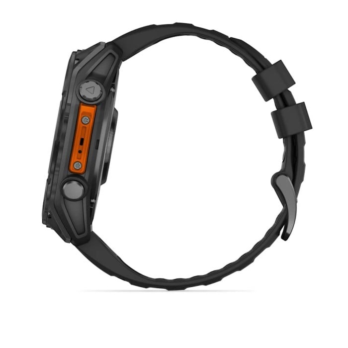 Garmin Fenix 8 51mm AMOLED Premium Multisport Watch - Slate Grey/Black Silicone Band - image 6