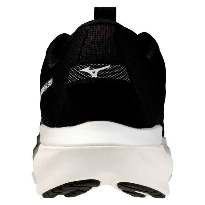 Mizuno Wave Rider 30 - Mens Running Shoes - Black/White - image 6