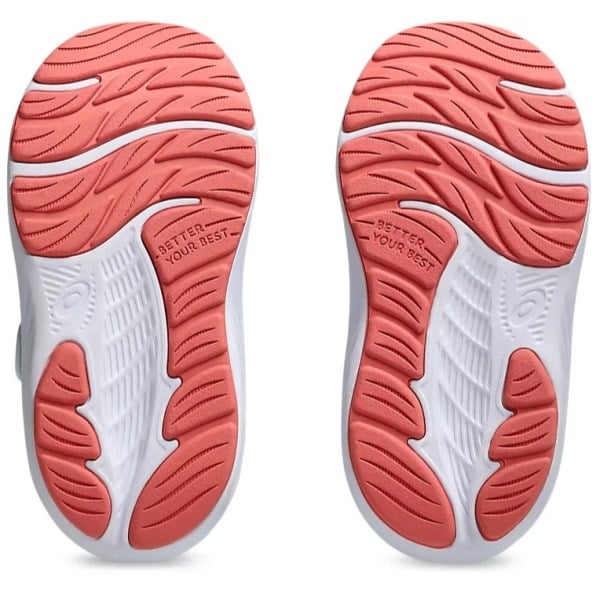 Asics Contend 9 TS - Toddler Running Shoes - Energy Aqua/Papaya