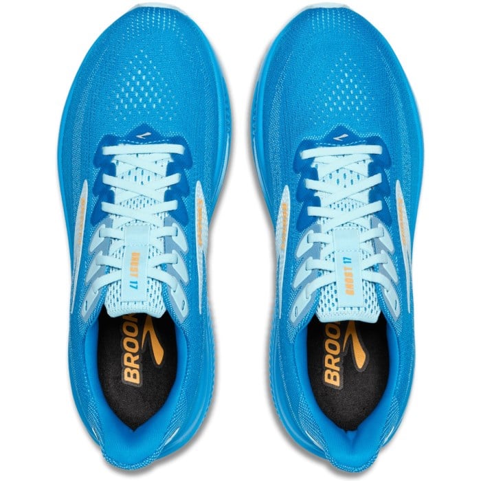 Brooks Ghost 17 - Mens Running Shoes - Cloissone/Blue/Orange