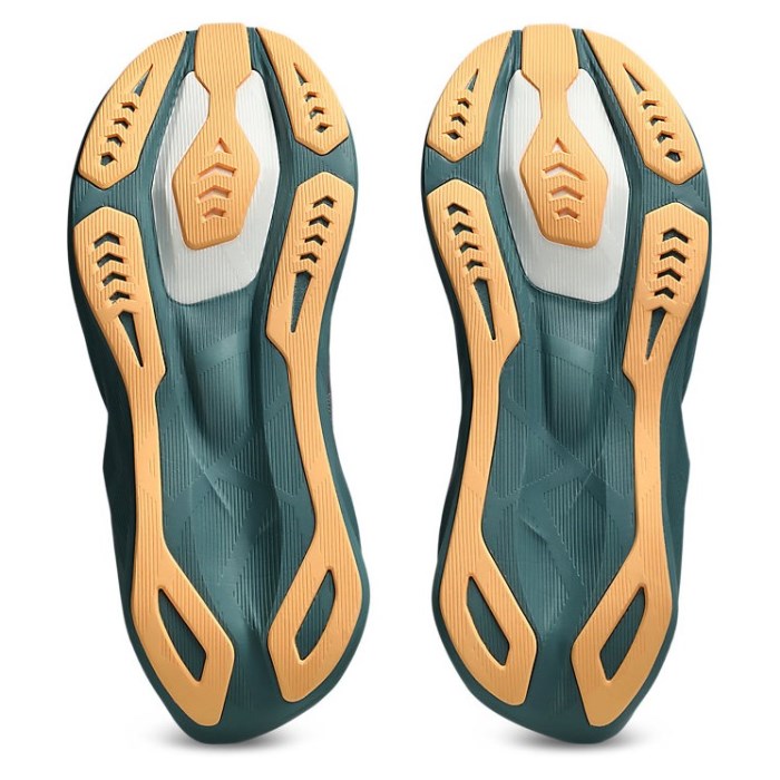 Asics Novablast 6 Lite-Show - Mens Running Shoes - Lite Show/Orange Glow - image 6