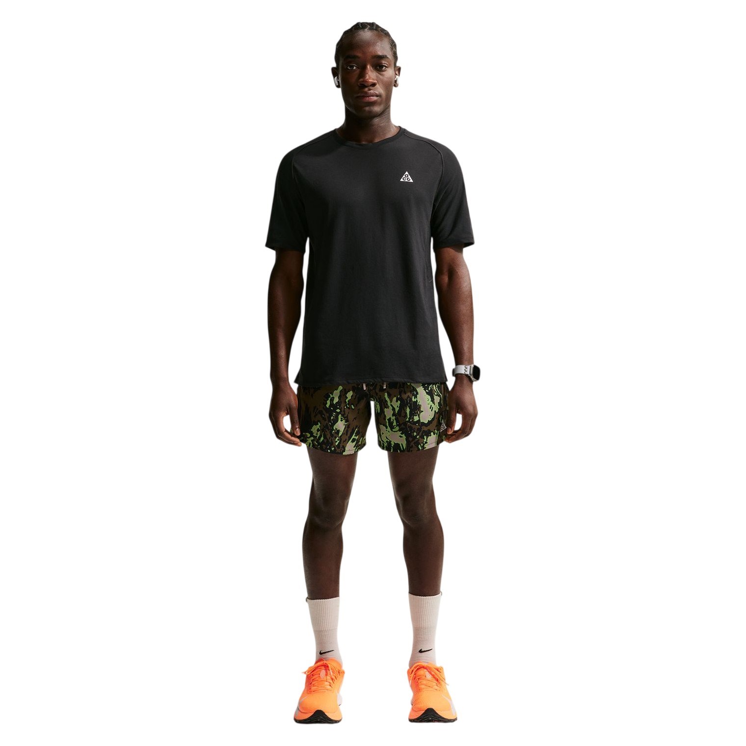 Nike Dri-Fit ADV Solar Chase Mens Trail Running T-Shirt - Black - image 4