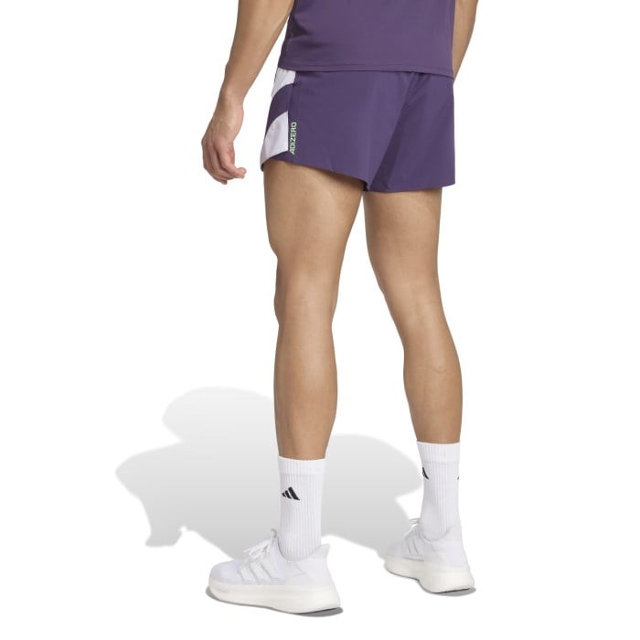 adidas Adizero Mens 3 Inch NYC Run Gel Shorts - Aurora Plum