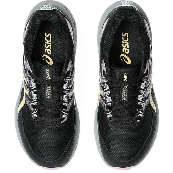 Asics Gel Venture 9 GS - Kids Trail Running Shoes - Black/Light Orange
