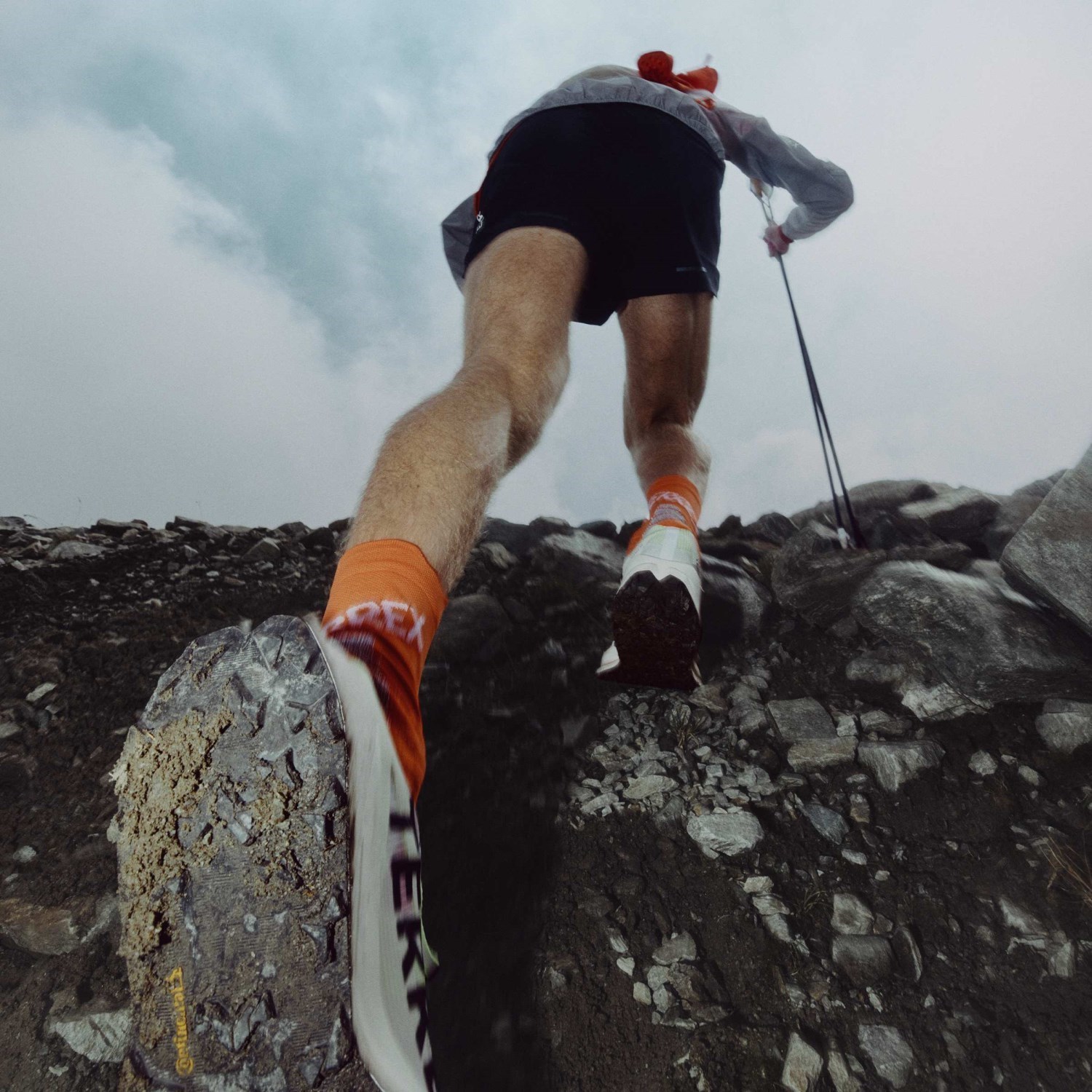 adidas Terrex Agravic TT - Mens Trail Running Shoes - Cloud White/Core Black/Impact Orange