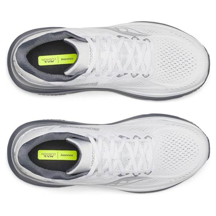 Saucony Guide 19 - Mens Running Shoes - White/Shadow