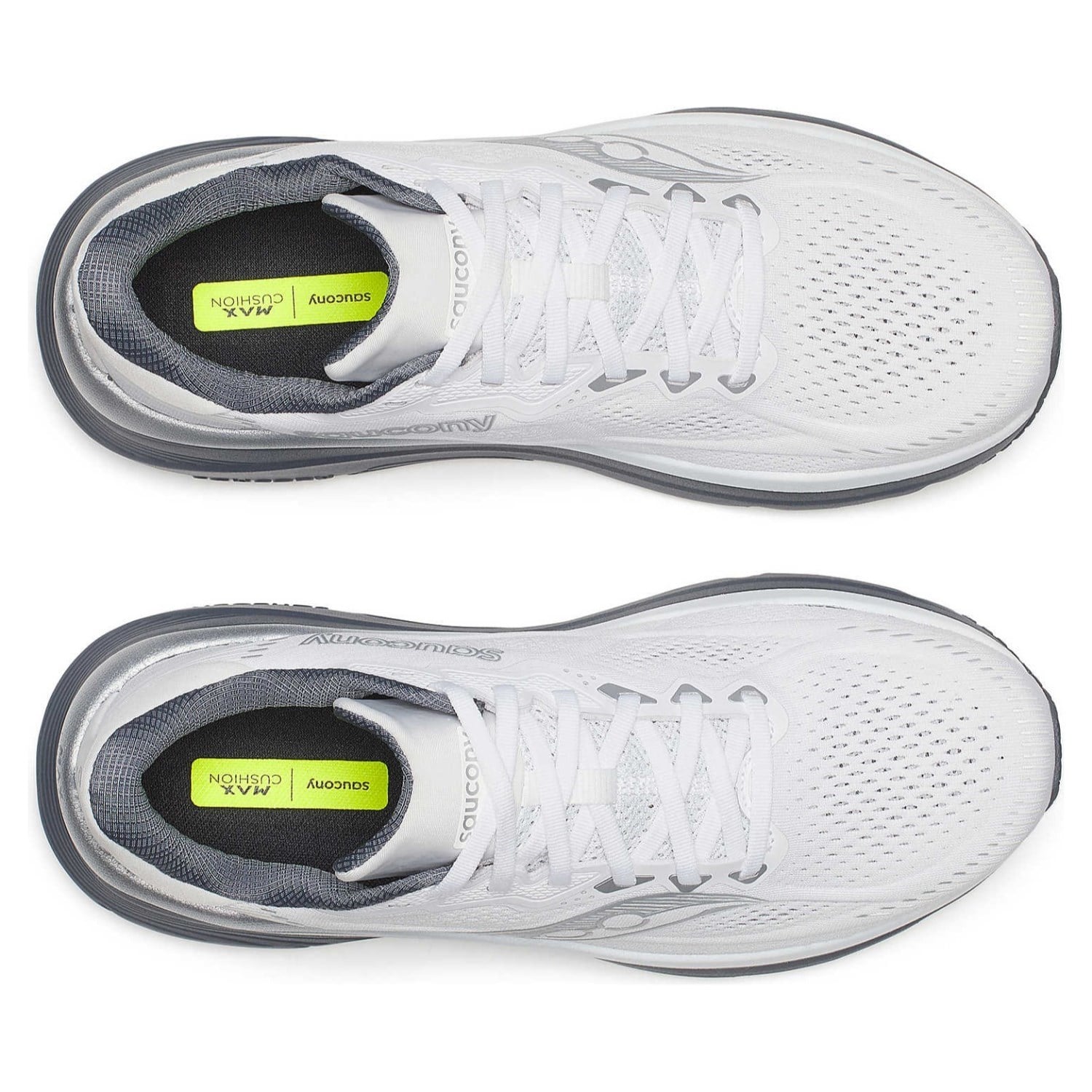 Saucony Guide 19 - Mens Running Shoes - White/Shadow