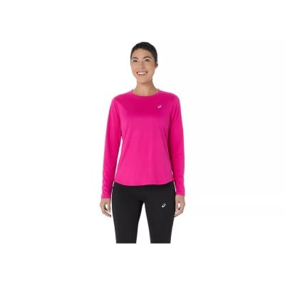 Asics Silver Womens Long Sleeve Running Top