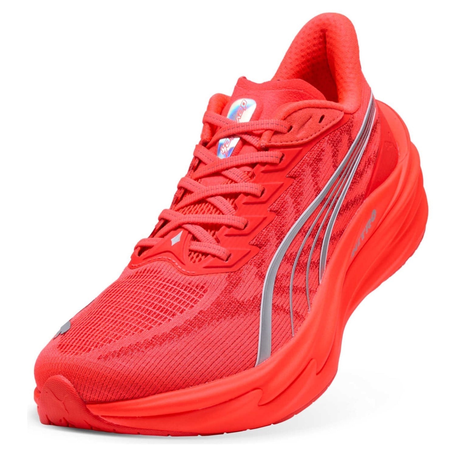 Puma Deviate Nitro 4 - Mens Running Shoes - Ultra Red/Puma Silver - image 5