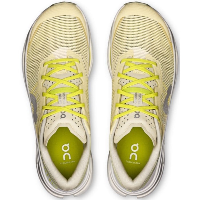 On Cloudultra 3 - Mens Trail Running Shoes - Pelican/White