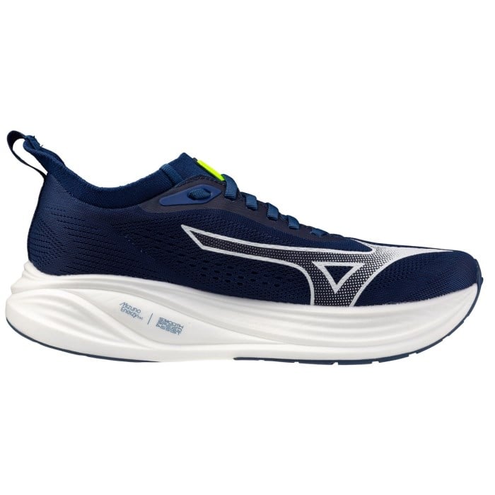 Mizuno Neo Zen 2 - Mens Running Shoes - Estate Blue/White/Lightning Yellow
