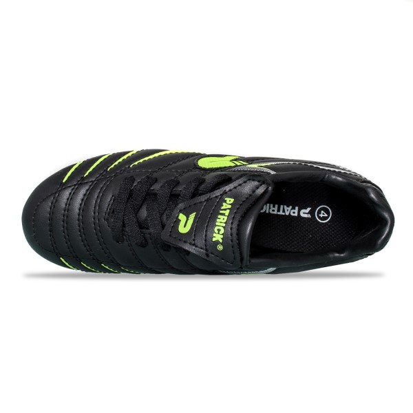 Patrick Alpha - Kids Football Boots - Black/Green