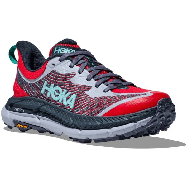 Hoka Mafate Speed 4 - Womens Trail Running Shoes - Cerise/Stormy Skies
