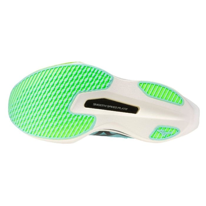 Mizuno Hyperwarp Elite 2 - Unisex Racing Shoes - Rinsing Rivulet/Black/Lime Burst - image 4