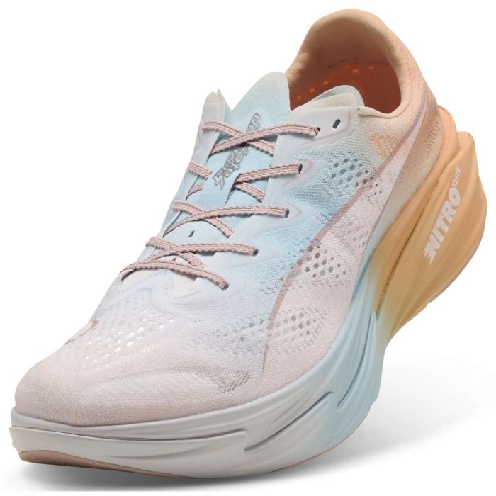 Puma Deviate Nitro Elite 4 Run Club - Mens Running Shoes - Jasmine Flower/Lucite/Almost Apricot