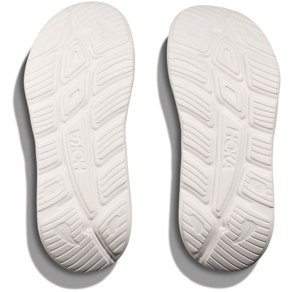 Hoka Ora Athletic Slide 3 - Unisex Recovery Slides - White/Black