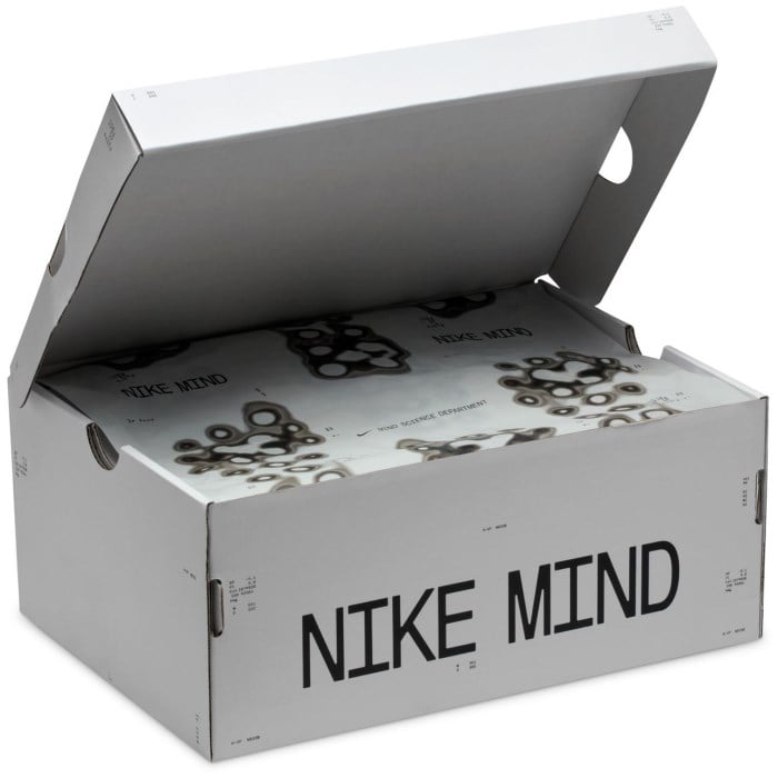 Nike Mind 002 - Mens Walking Shoes - Black/Chrome/Hyper Crimson/White