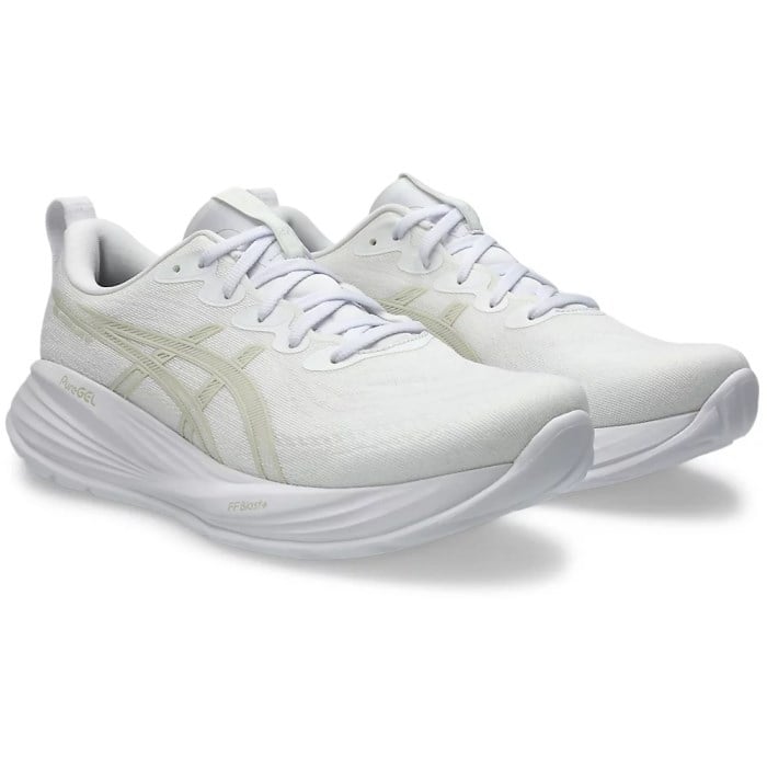Asics Gel Cumulus 27 - Mens Running Shoes - White/Lake Grey