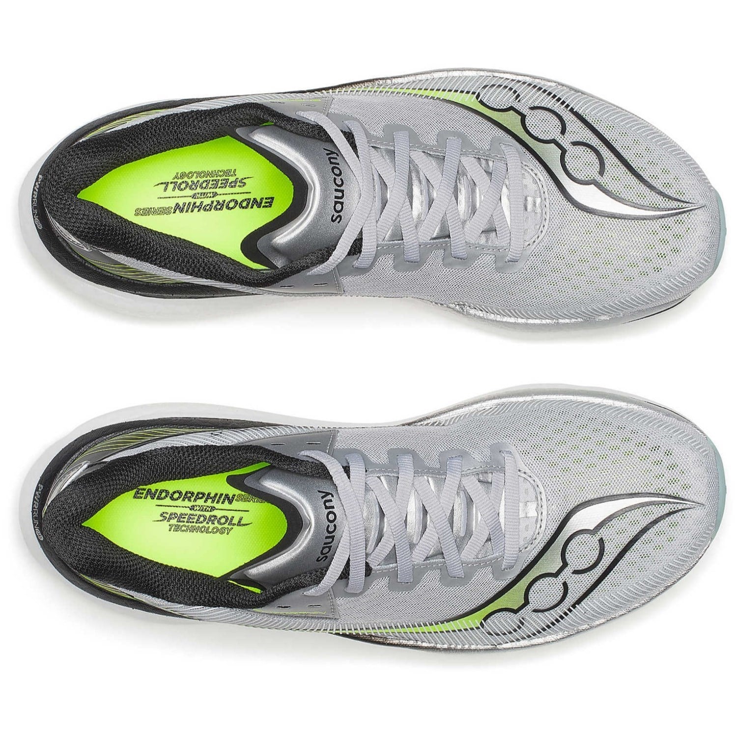 Saucony Endorphin Azura - Mens Running Shoes - Silver/Black