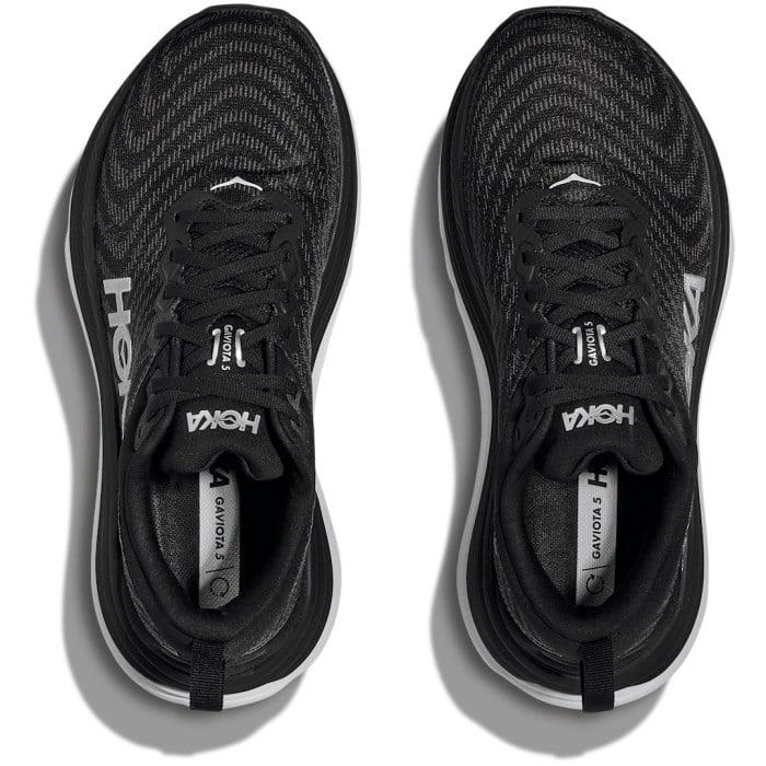 Hoka Gaviota 5 - Mens Running Shoes - Black/White