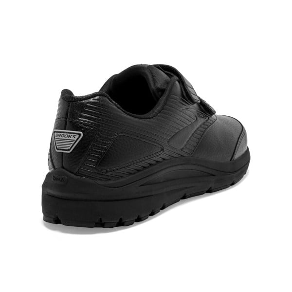 Brooks Addiction Walker 2 Leather Velcro - Womens Walking Shoes - Black