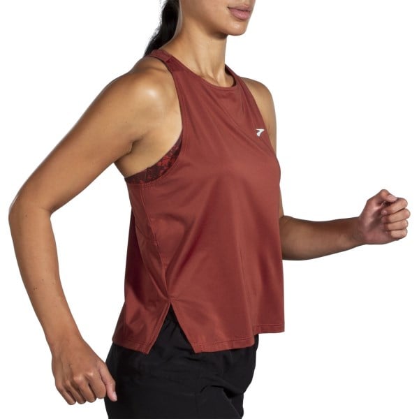 Brooks Sprint Free Womens Running Tank - Copper