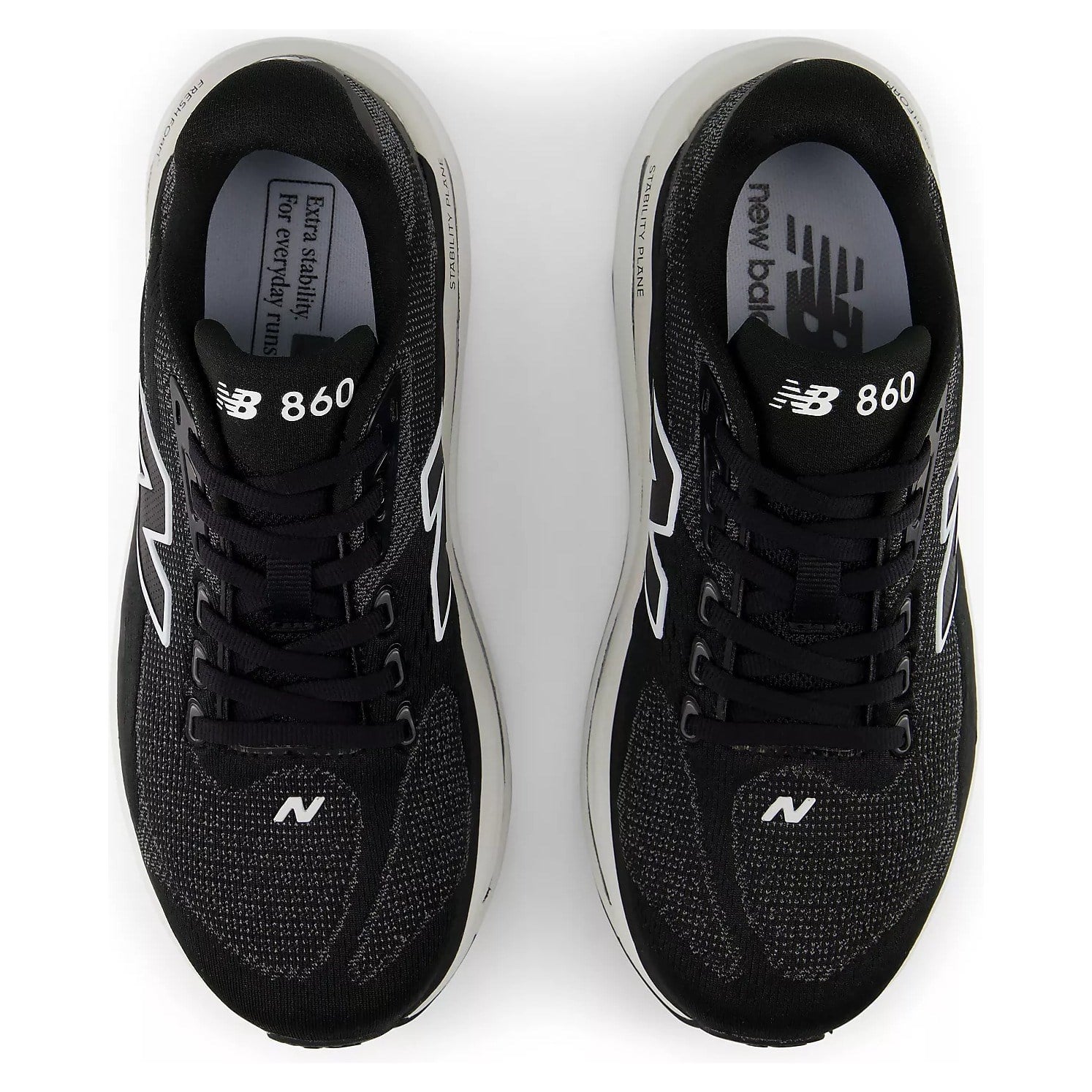 New Balance Fresh Foam X 860v15 - Womens Running Shoes - Black/White