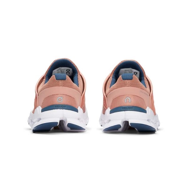 On Cloudswift Classic - Womens Running Shoes - Blush/Denim