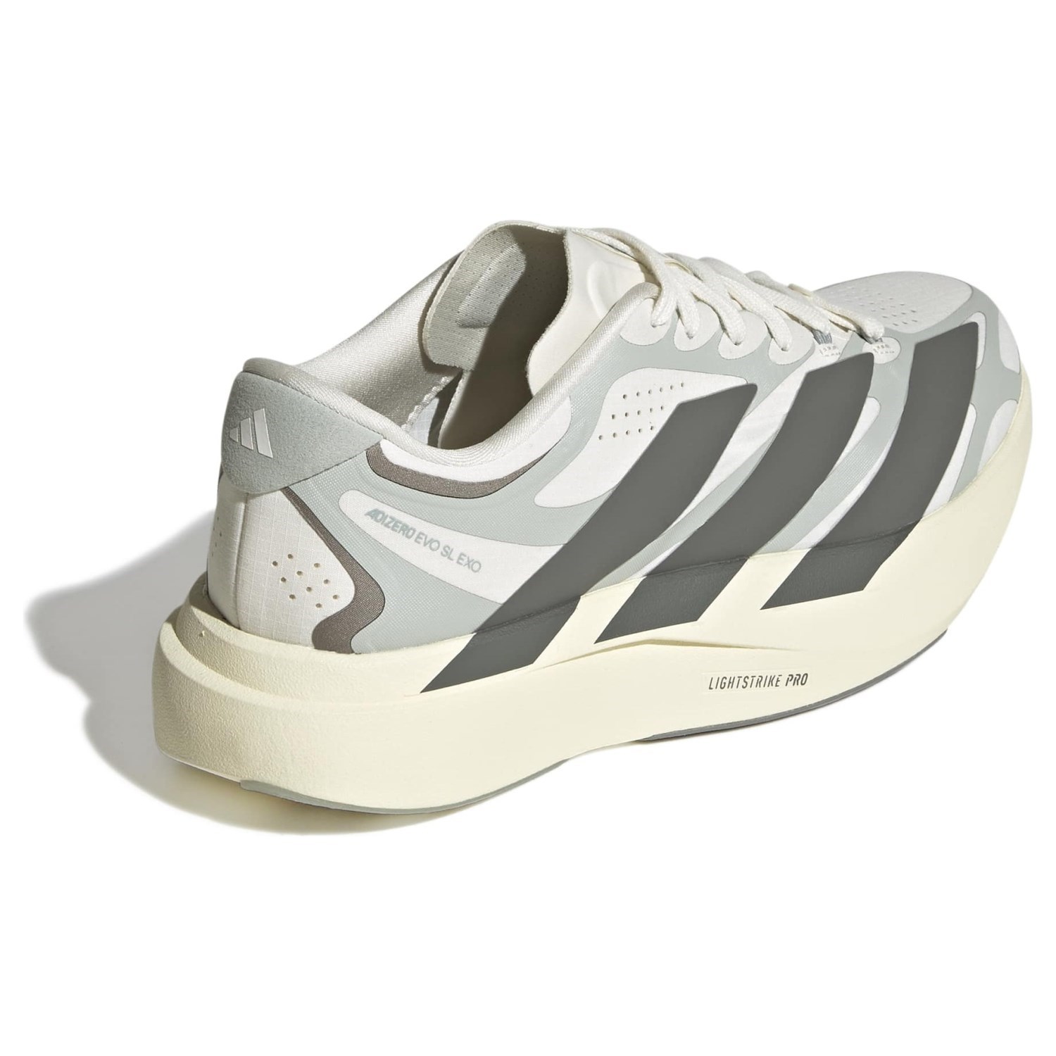adidas Adizero Evo SL EXO - Womens Running Shoes - Cloud White/Grey Four/Wonder Silver - image 5