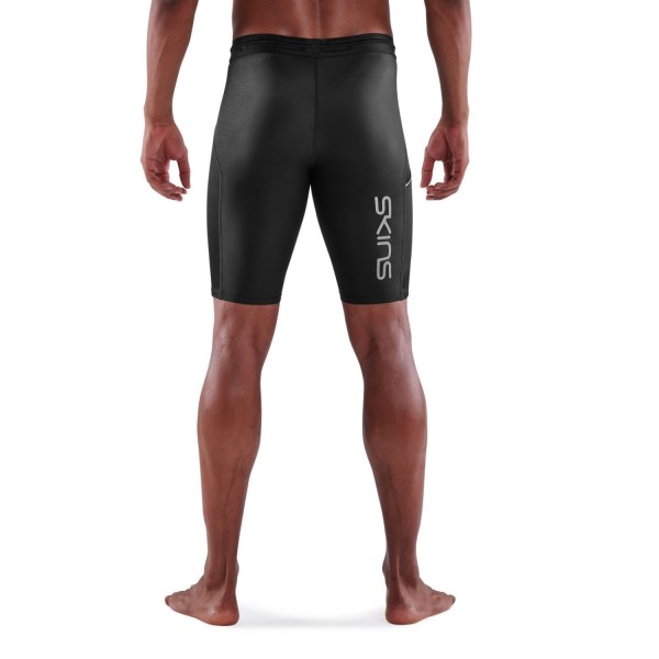 Skins Series-3 Mens Compression Half Tights - Black