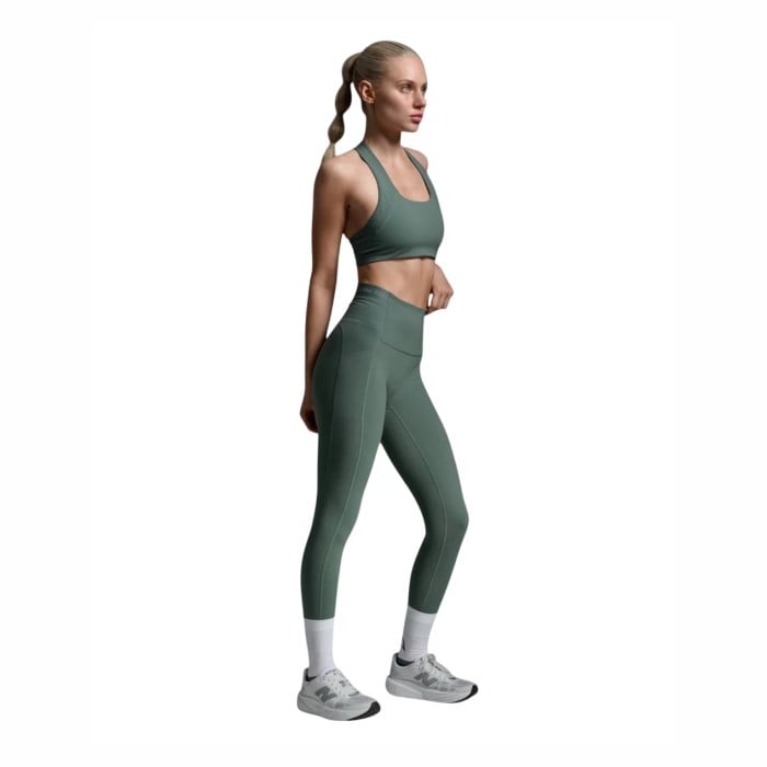 2XU Form Stash Hi-Rise Womens Compression Tights - Olive Leaf/Olive Leaf - image 5