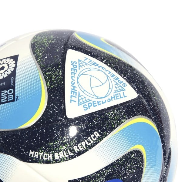 Adidas FIFA Womens World Cup Oceaunz Mini Soccer Ball - Size 1 - White/Collegiate Navy/Bold