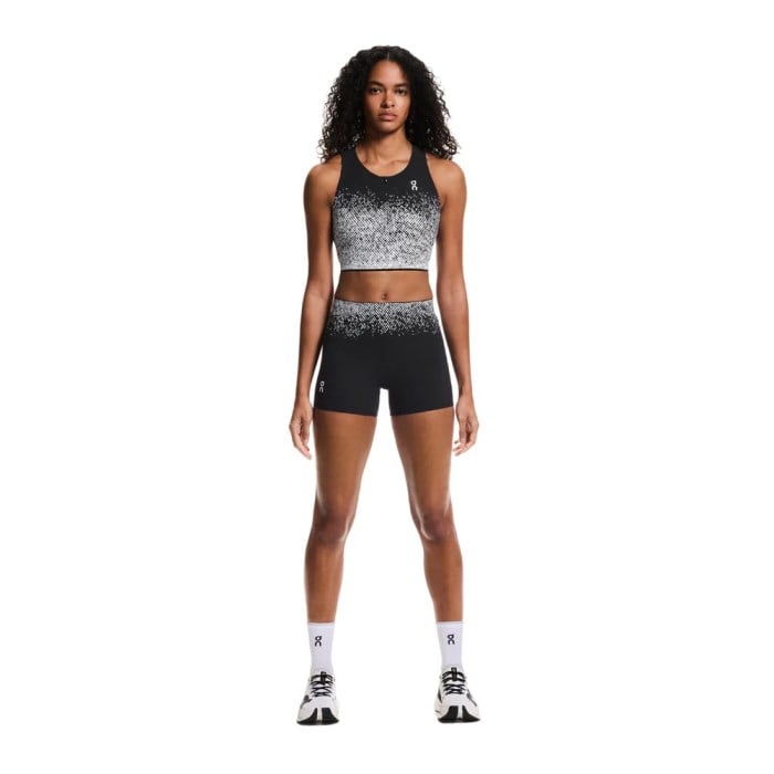 On Womens Zero Crop Top - White/Black - image 4