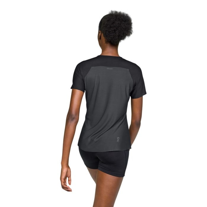 On Running Performance-T Womens Running T-Shirt - Black/Eclipse