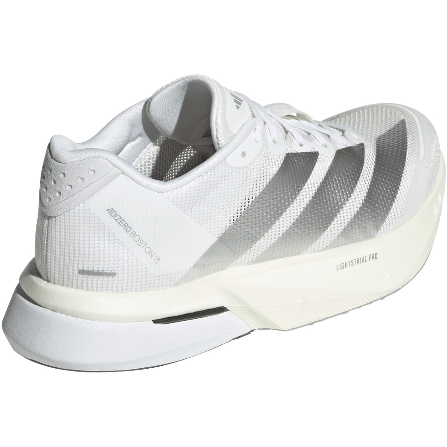 adidas Adizero Boston 13 - Womens Running Shoes - Cloud White/Matte Silver/Dash Grey