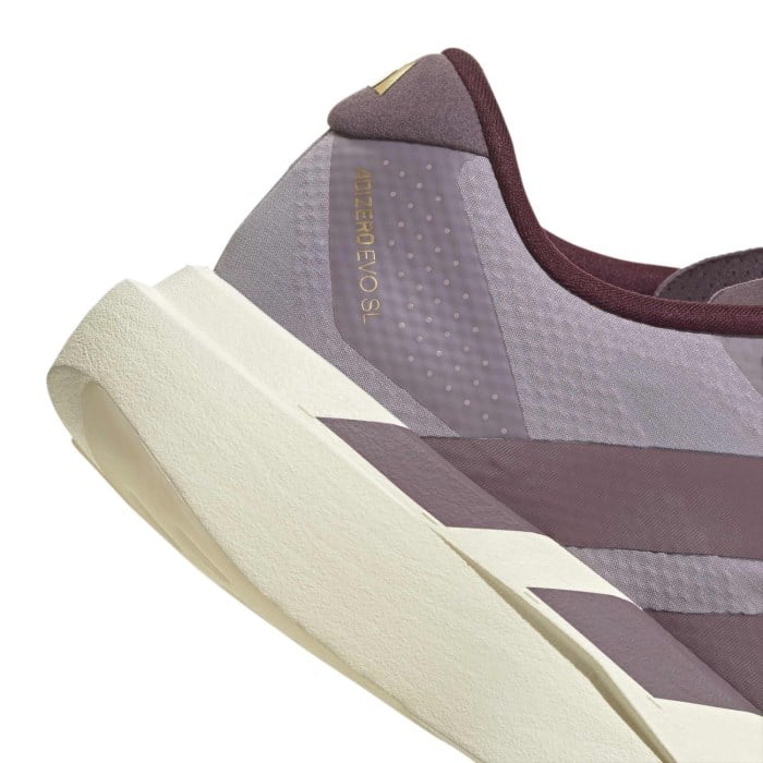 adidas Adizero Evo SL Woven - Womens Running Shoes - Preloved Fig/Shadow Fig/Maroon - image 8