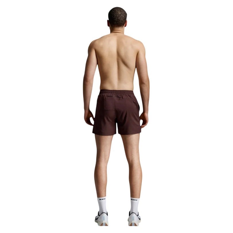 2XU Aero 5 Inch Mens Running Shorts - Bark/Black Reflective - image 3