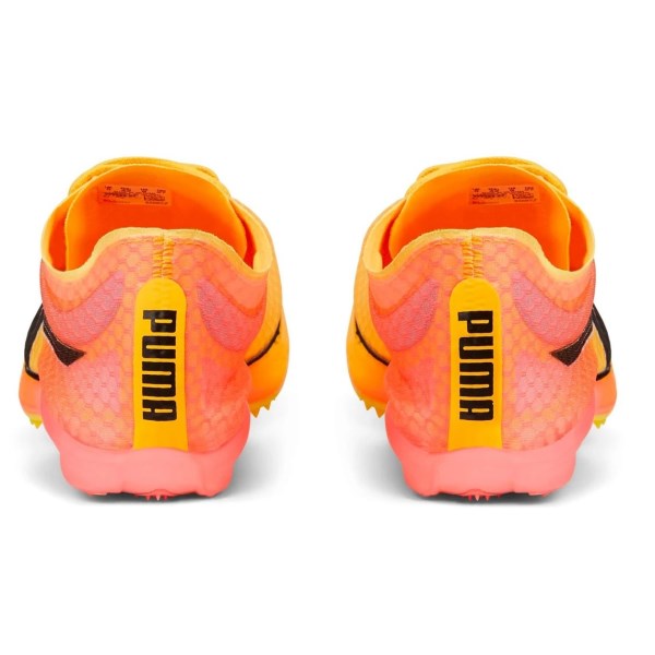 Puma evoSpeed Distance Nitro Elite - Mens Mid-Distance Track Spikes - Sun Stream/Sunset Glow/Black
