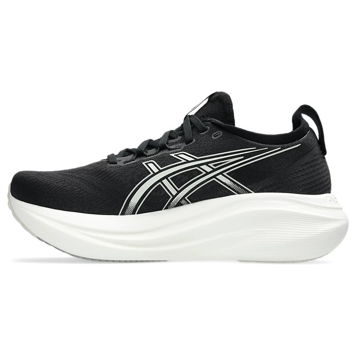 Asics Gel Nimbus 27 - Womens Running Shoes - Black/Lake Grey